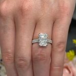 S925 5.5Ct Radiant Cut Side Stone Engagement Ring Travel Ring In Sterling Silver - Image 2