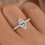 S925 Maxine Moissanite 1.0 Ct~4.0 Ct Marquise Cut Engagement Ring For Women - Image 17