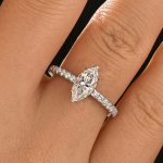S925 Maxine Moissanite 1.0 Ct~4.0 Ct Marquise Cut Engagement Ring For Women - Image 18