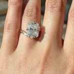 S925 4.0Ct Cushion Cut Solitaire Engagement Ring In Sterling Silver - Image 2
