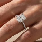 S925 Maxine Moissanite 1.0 Ct~3.5Ct Radiant Cut Engagement Ring in Sterling Silver - Image 23
