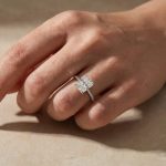 S925 Maxine Moissanite 1.0 Ct~3.5Ct Radiant Cut Engagement Ring in Sterling Silver - Image 25