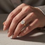 S925 3.0Ct Oval Cut Moissanite Solitaire Yellow Gold Engagement Ring in Sterling Silver Promise Ring For Women - Image 3