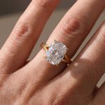 S925 Split Shank 5.5Ct Cushion Cut Hidden Halo Engagement Ring in Sterling Silver - Image 5