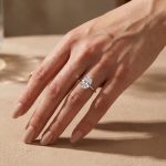 S925 Classic 4.0Ct Solitaire Oval Cut Hidden Halo Engagement Ring In Sterling Silver - Image 16