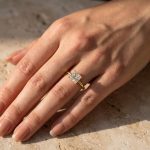 S925 Classic Square Princess Cut Engagement Ring for Women In Sterling Silver - Image 9