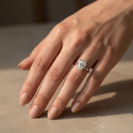 S925 Maxine Moissanite 2.5~4.0Ct Pear Cut Engagement Ring For Women - Image 2