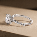 S925 Maxine Moissanite 2.0 Carat Cushion Cut Engagement Ring - Image 9