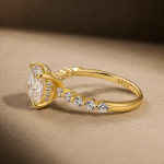 S925 Maxine Moissanite 2.0 Carat Cushion Cut Engagement Ring - Image 5