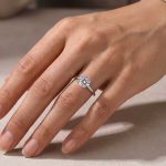 S925 Maxine Moissanite Solitaire 2.0~4.0 Carat Round Cut Engagement Ring - Image 2