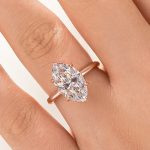 S925 Fashion Marquise Cut Women's Engagement Ring In Sterling Silver - Image 11