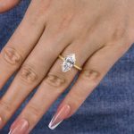 S925 Fashion Marquise Cut Women's Engagement Ring In Sterling Silver - Image 10