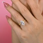 S925 Fashion Marquise Cut Women's Engagement Ring In Sterling Silver - Image 8