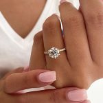 S925 Classic 6 Prong 3.0Ct/4.0Ct Round Cut Simulated Diamonds Engagement Ring Iin Sterling Silver - Image 11