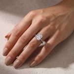 S925 Elegant 4.5Ct Radiant Cut Engagement Ring In Sterling Silver - Image 8