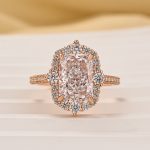 S925 Gorgeous Halo Radiant Cut Simulated Diamond Engagement Ring In Sterling Silver - Image 10