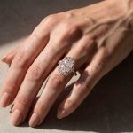 S925 Gorgeous Halo Radiant Cut Simulated Diamond Engagement Ring In Sterling Silver - Image 8
