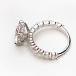 S925 Elegant Round Cut Engagement Ring For Women In Sterling Silver - Image 4