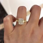 S925 Exclusive Cushion Cut Women's Engagement Ring In Sterling Silver - Image 8