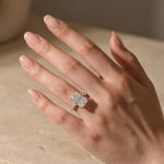 S925 Classic 7.0CT Big Radiant Cut Simulated Diamond Engagement Ring For Women - Image 2