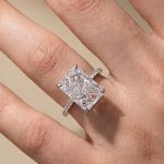 S925 Elegant 2.0Ct/ 3.5Ct/ 7.0Ct Radiant Cut Simulated Diamond Promise Ring in Sterling Silver - Image 21