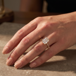 S925 Classic 7.0CT Big Radiant Cut Simulated Diamond Engagement Ring For Women - Image 6