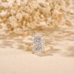 S925 Classic 7.0CT Big Radiant Cut Simulated Diamond Engagement Ring For Women - Image 7