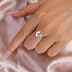 S925 Maxine Moissanite 4.5 Carat Cushion Cut Engagement Ring In Sterling Silver - Image 10
