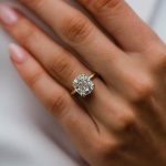 S925 Maxine Stunning Cushion Cut Engagement Ring In Sterling Silver - Image 3