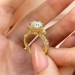 S925 Moissanite 2.0Carat Round Cut Vintage Engagement Ring in Sterling Silver - Image 7