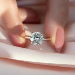 S925 Luxurious Round Cut 4 Prong Solitaire Engagement Ring For Women In Sterling Silver - Image 2