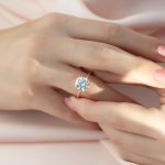 S925 Luxurious Round Cut 4 Prong Solitaire Engagement Ring For Women In Sterling Silver - Image 3