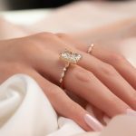 S925 Maxine Elegant Radiant Cut Simulated Diamond Engagement Ring - Image 3