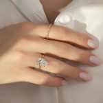 S925 Maxine Classic 5 Prong 2.5 Ct~4.0 Ct Pear Cut Engagement Ring - Image 3