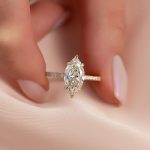 S925 4.0Ct Marquise Cut Half Eternity Engagement Ring In Sterling Silver - Image 4