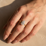 S925 Maxine Classic 5 Prong 2.5 Ct~4.0 Ct Pear Cut Engagement Ring - Image 12