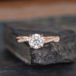 S925 Twist 1.25 Carat/2.0 Carat Round Cut Promise Ring For Her In Sterling Silver - Image 11